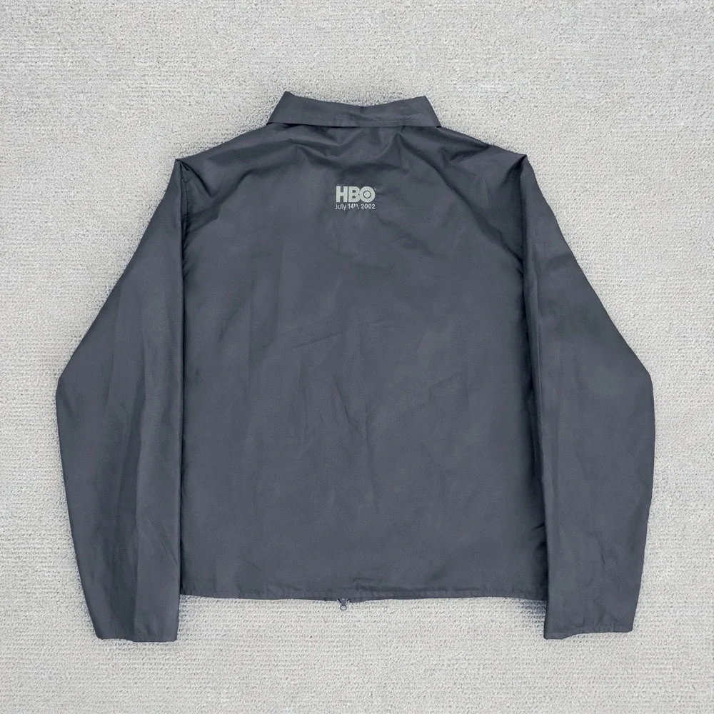 Robin Williams Live on Broadway HBO Crew Jacket L 2002 Roots Athletics Grey